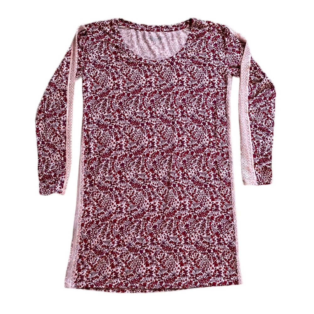Victoria’s Secret Pink & Red Floral Nightgown | Women's XS